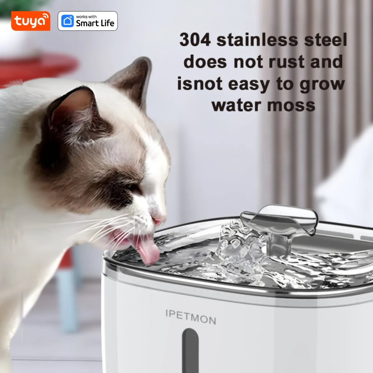 Fuente de Agua Automática para Gatos y Perros 2.5L - Dispensador Inteligente con Filtro